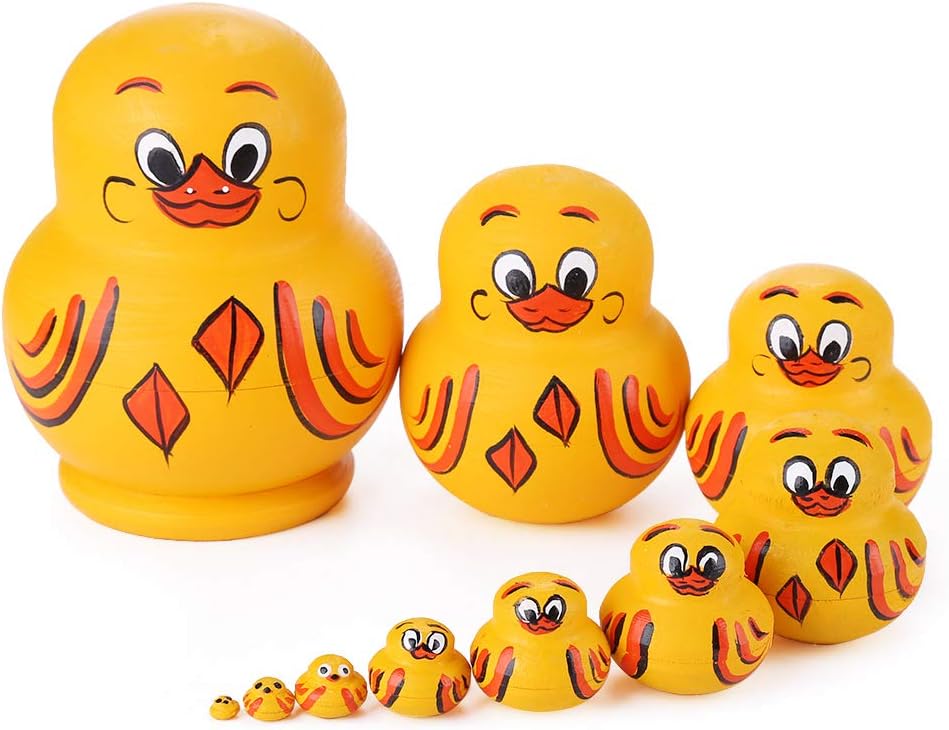 Yellow Duck Russian Nesting Dolls - TopPickr review featured image